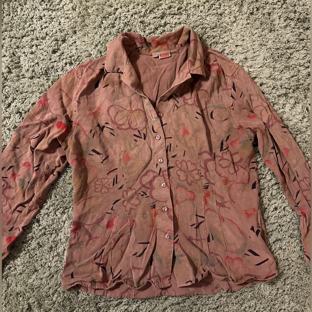 Women’s Tianello Floral Blouse Size Small